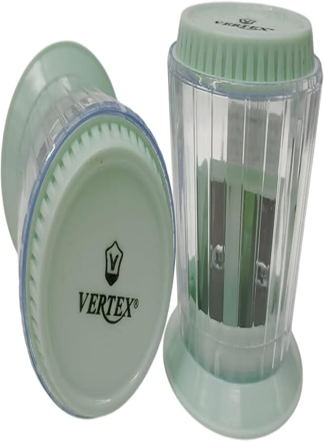 Vertex Barrel Sharpener 2 Inlets - Pastel Green